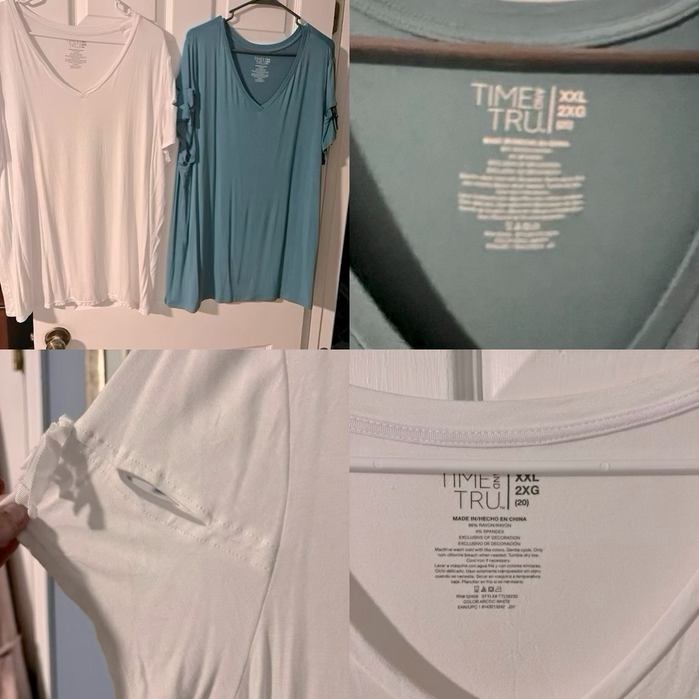 * Sold Not available *Bundle of two women’s shirts, size XXL